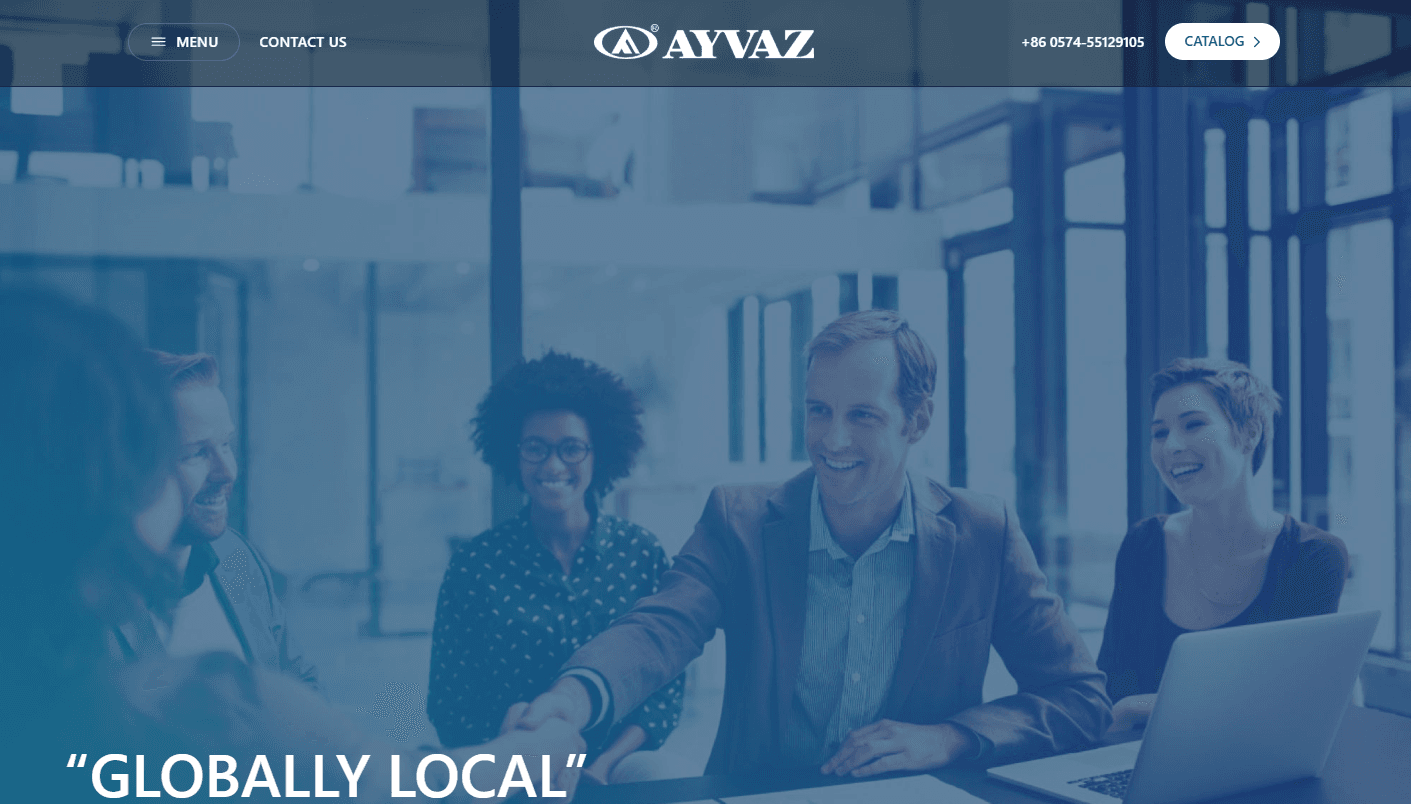 Screenshot of Ayvaz China